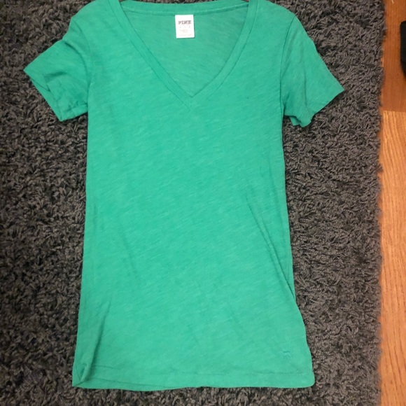 PINK Victoria's Secret Tops - NWOT VS Pink V Neck Tee Size XS